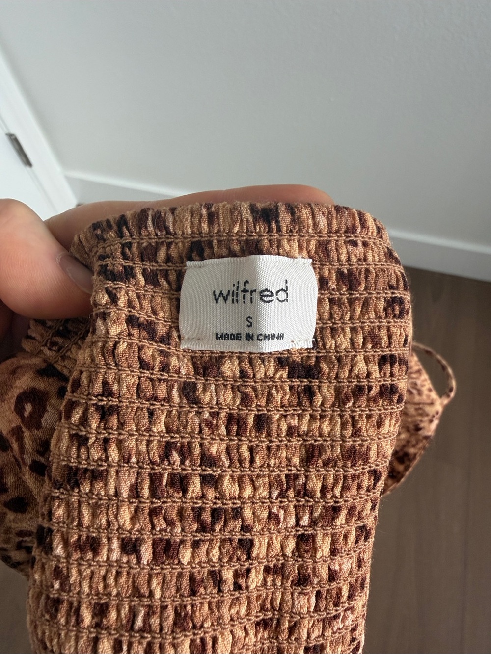 Aritzia Two Piece Leopard Top and Skirt - Picture 3 of 4